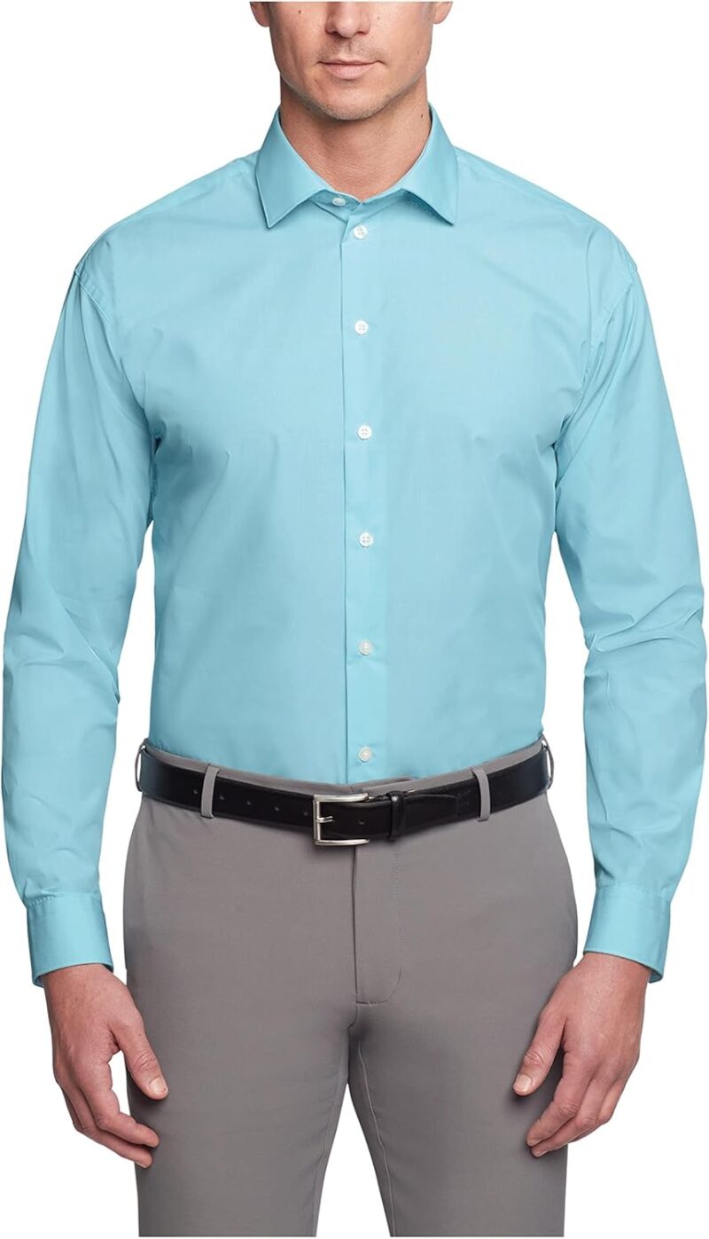 Men's Regular Fit Solid Dress Shirt - Amazon Exclusive