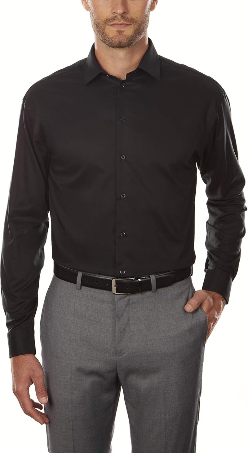 Men's Regular Fit Solid Dress Shirt - Amazon Exclusive